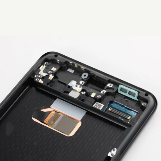 Replacement Full OLED With Frame for Samsung S21 Plus Black