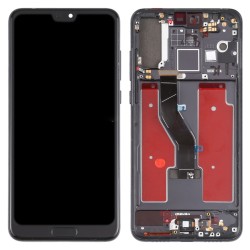 Replacement OLED With Frame Touch Screen For Huawei P20 Pro Black