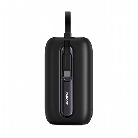 Joyroom JR-L012 Colorful Series 22.5W mini Power Bank with Dual Cables 10000mAh-Black Joyroom JR-L012 Colorful Series 22.5W mini Power Bank with Dual Cables 10000mAh-Black