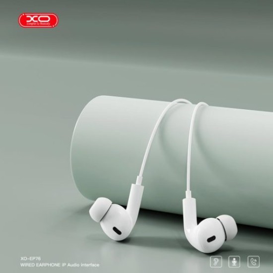 XO | EP76 | Original Series lightning Digital Talking Headset | 4 Generation Cracked | White