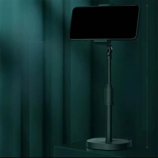 A6 Adjustable Telescopic Desktop Phone Holder Green