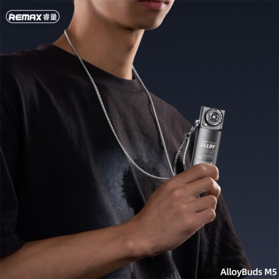 REMAX M5 CoolMe Series Metal True Wireless Stereo Earbuds AlloyBuds Tarnish REMAX M5 CoolMe Series Metal True Wireless Stereo Earbuds AlloyBuds Tarnish