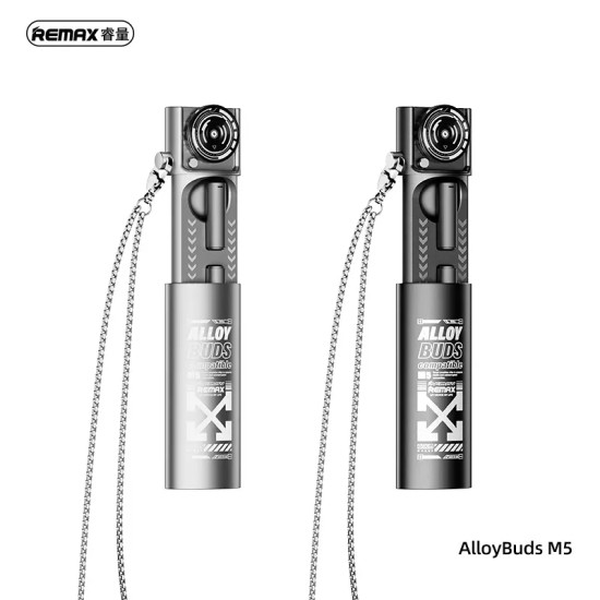 REMAX M5 CoolMe Series Metal True Wireless Stereo Earbuds AlloyBuds Tarnish REMAX M5 CoolMe Series Metal True Wireless Stereo Earbuds AlloyBuds Tarnish