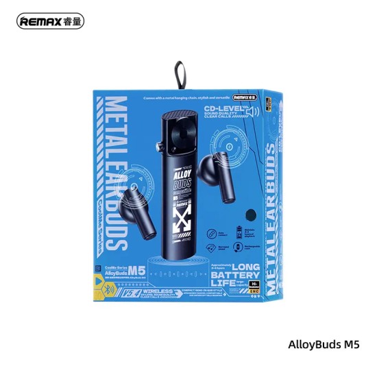 REMAX M5 CoolMe Series Metal True Wireless Stereo Earbuds AlloyBuds Tarnish REMAX M5 CoolMe Series Metal True Wireless Stereo Earbuds AlloyBuds Tarnish
