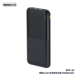 REMAX | Power Bank | RPP-23 Lango II Series 2.4A Power Bank 10000mAh | Black