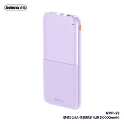 Remax RPP-23 Lango II Series 2.4A Power Bank 10000mAh Purple