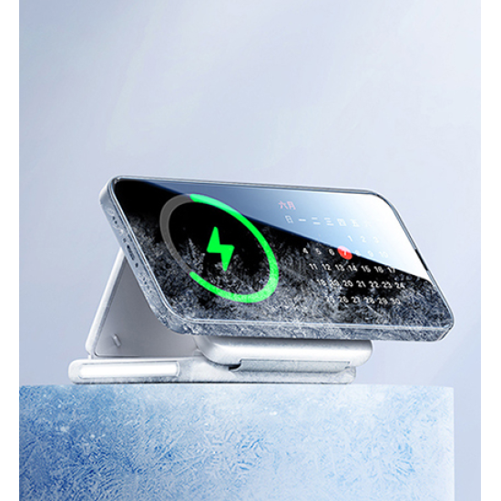 Remax RP-W87 Vukey Series 22.5W 4-in-1 Wireless Charger White Remax RP-W87 Vukey Series 22.5W 4-in-1 Wireless Charger White