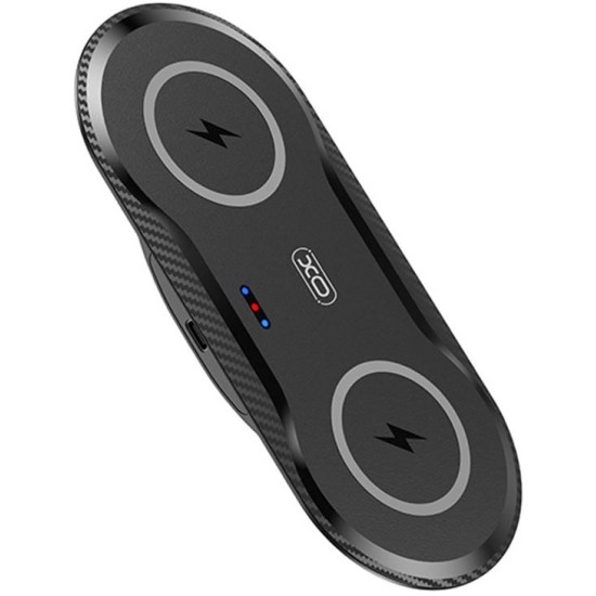 XO | WX025 | 2in1 Desktop Wireles Charger | 20W | Black