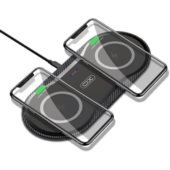 XO | WX025 | 2in1 Desktop Wireles Charger | 20W | Black