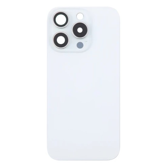 Big Hole | For iPhone 16 Pro | Replacement Back Glass | White Big Hole | For iPhone 16 Pro | Replacement Back Glass | White