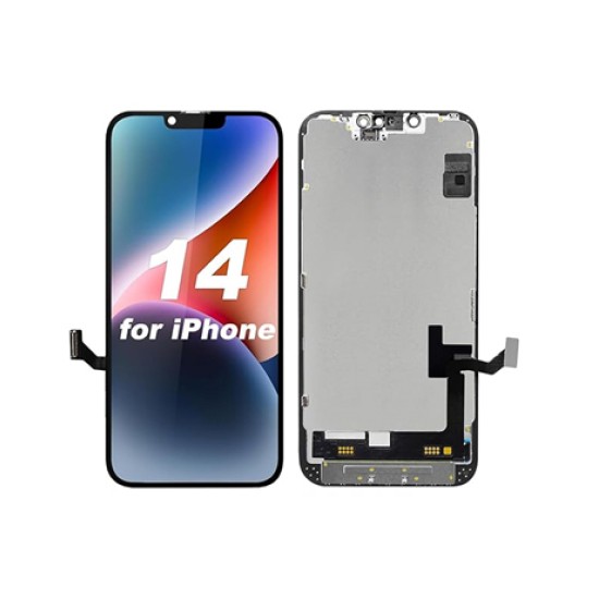 JH | Replacement LCD | For iPhone 14 | FHD COF | Black JH | Replacement LCD | For iPhone 14 | FHD COF | Black
