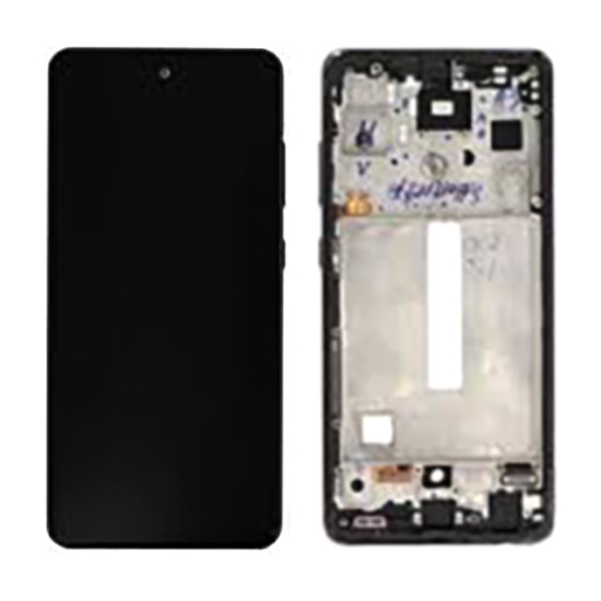 Replacement Full OLED With Frame for Samsung A52 A526/A52s A528 Black Replacement Full OLED With Frame for Samsung A52 A526/A52s A528 Black