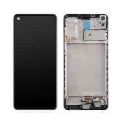 Replacement Service Pack | For Samsung A21s | Original LCD | Incell With Frame | Screen Assembly