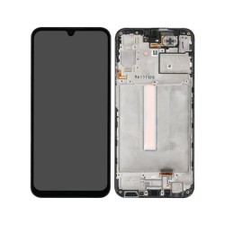 Refurbished Prime LCD | For Samsung A06 A065F | Inecell With Frame | Screen Assembly | Black