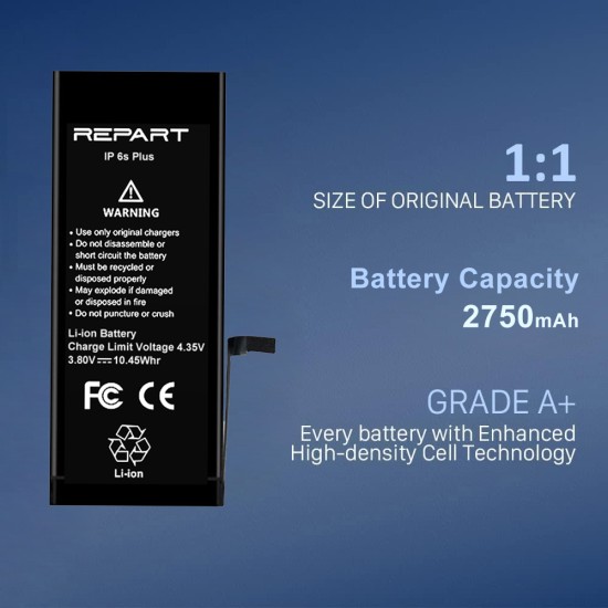 REWA - REPART | Replacement Battery | For iPhone 6s Plus