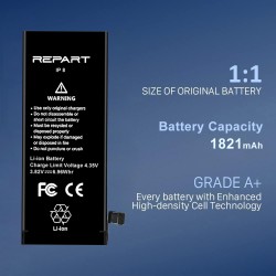 REWA - REPART | Replacement Battery | For iPhone 8 REWA - REPART | Replacement Battery | For iPhone 8