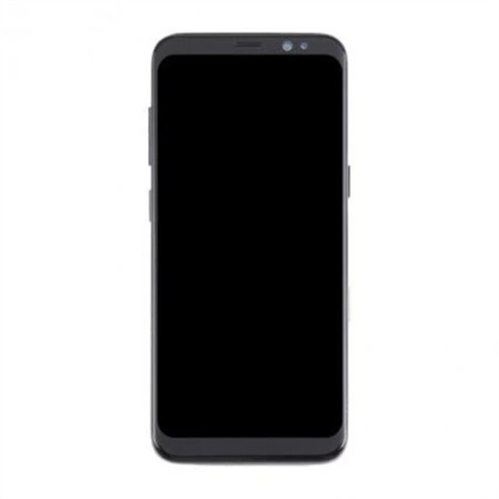 Replacement Service Pack OLED Screen With Frame for Samsung S8 Black