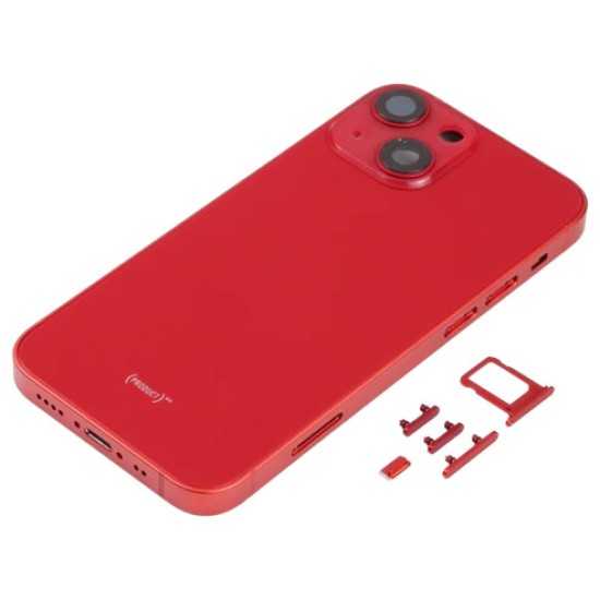 Replacement Original Rear Housing With Parts+Battery Glue For iPhone 13 Mini Red Replacement Original Rear Housing With Parts+Battery Glue For iPhone 13 Mini Red