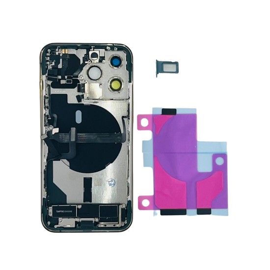 Replacement Original Rear Housing With Parts+Battery Glue For iPhone 13 Pro Gold