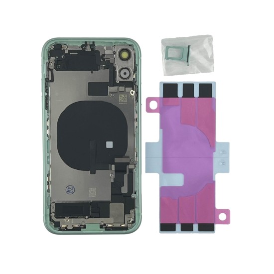 ip 11 Back Housing Assembly- with logo& CE Mark S+ Grade - Green