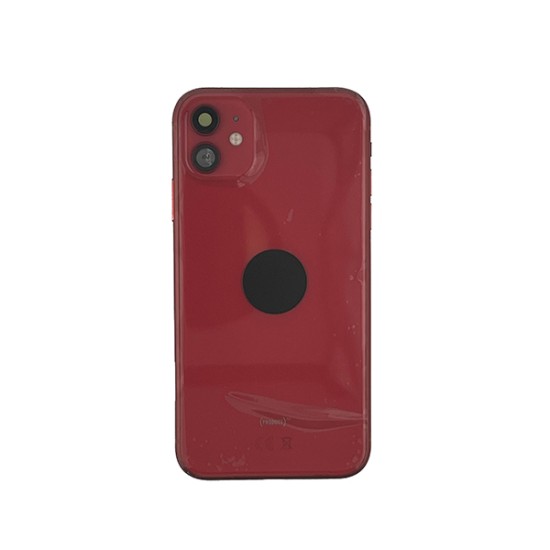 ip 11 Back Housing Assembly- with logo& CE Mark S+ Grade - Red