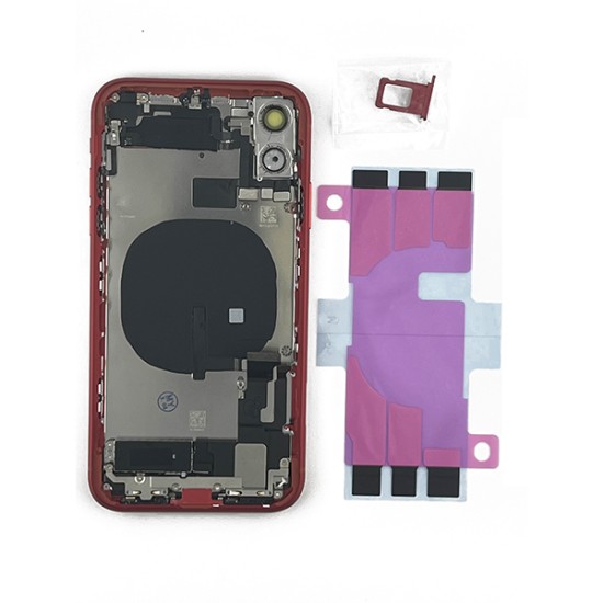 ip 11 Back Housing Assembly- with logo& CE Mark S+ Grade - Red