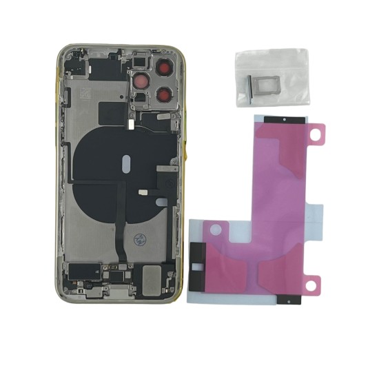 ip 11 Pro Back Housing Assembly- with logo& CE Mark S+ Grade - Space Grey