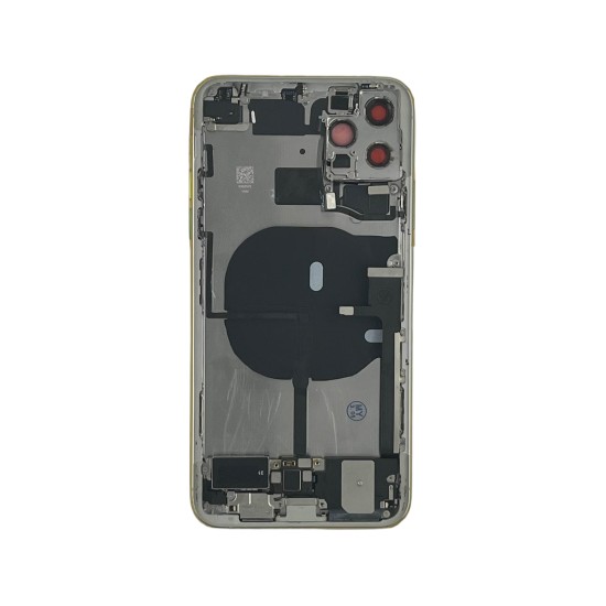 ip 11 Pro max Back Housing Assembly- with logo& CE Mark S+ Grade - Silver