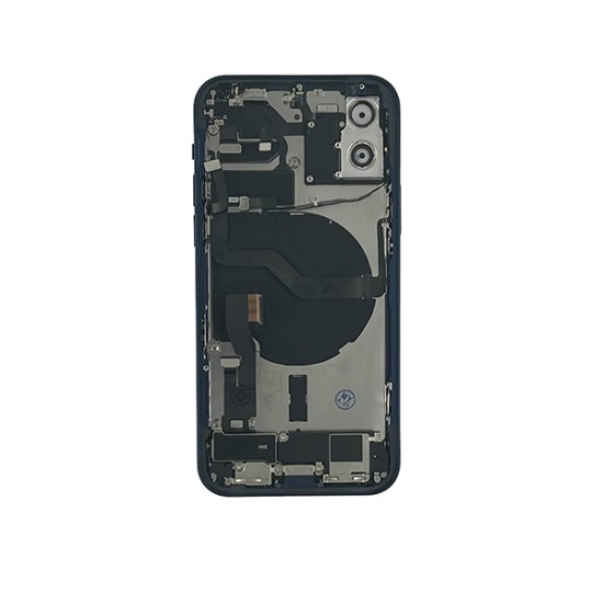 ip 12 Back Housing Assembly- with logo& CE Mark S+ Grade - Blue