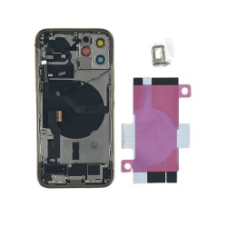 ip 12 Pro Back Housing Assembly- with logo& CE Mark S+ Grade - Gold