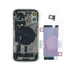 ip 12 Pro Back Housing Assembly- with logo& CE Mark S+ Grade - Pacific Blue