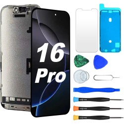 Replacement DD Soft OLED No IC for iPhone 16 Pro Black