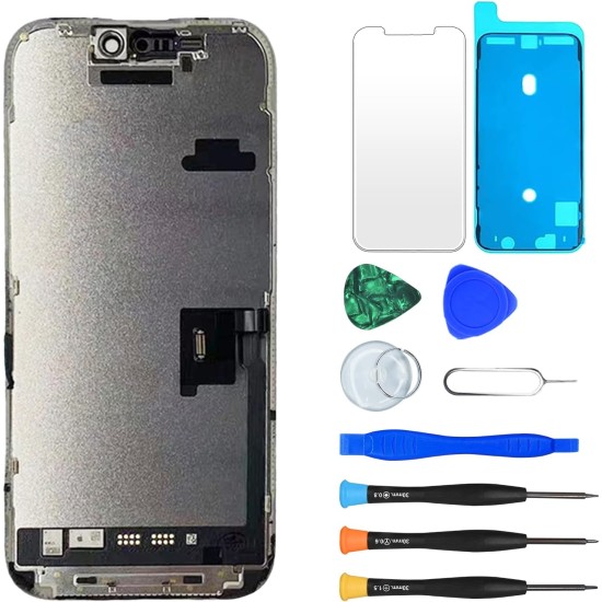 Replacement DD Soft OLED No IC for iPhone 16 Pro Black