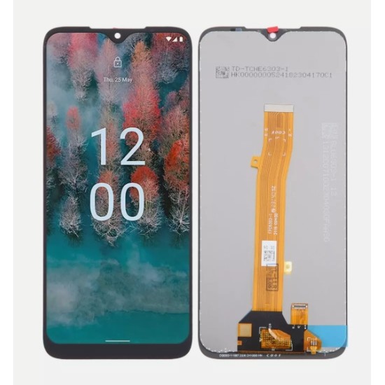 Replacement Prime Original LCD Touch Screen For Nokia C12 Black