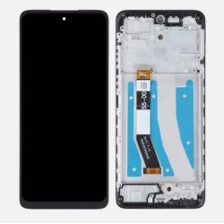 Replacement Original LCD With Frame For Moto G54 Black