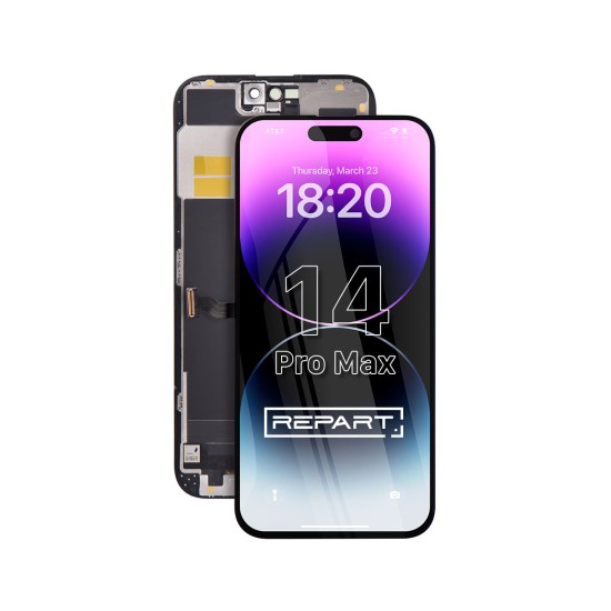 REPART | For iPhone 14 Pro Max | FHD incell LCD Touch Screen | Black REPART | For iPhone 14 Pro Max | FHD incell LCD Touch Screen | Black