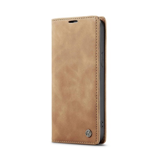 Caseme-013 Magnetic Card Case For iPhone 15 Pro Max Brown