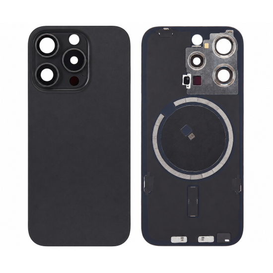 Replacement Back Glass Housing For iPhone 15 Pro Max Black