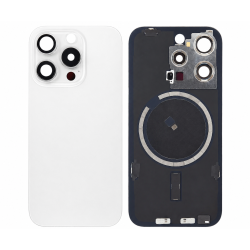 Replacement Back Glass Housing For iPhone 15 Pro White