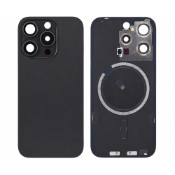 Replacement Back Glass Housing For iPhone 15 Pro Black Replacement Back Glass Housing For iPhone 15 Pro Black