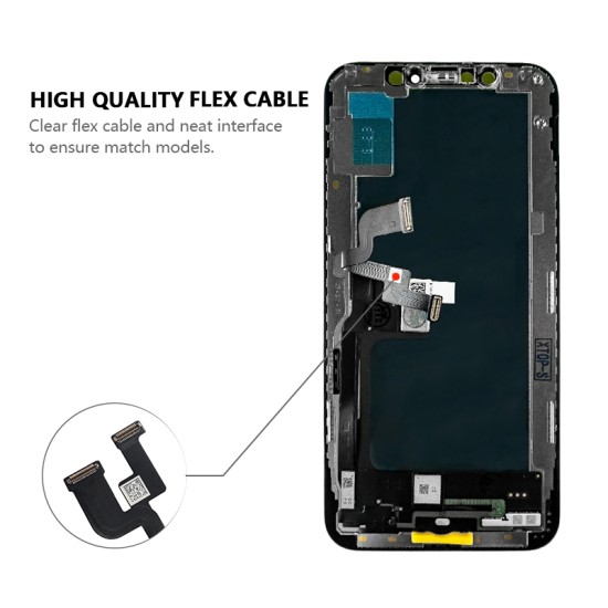 Replacement LCT MP+ Soft OLED Touch Screen for iPhone XS Black