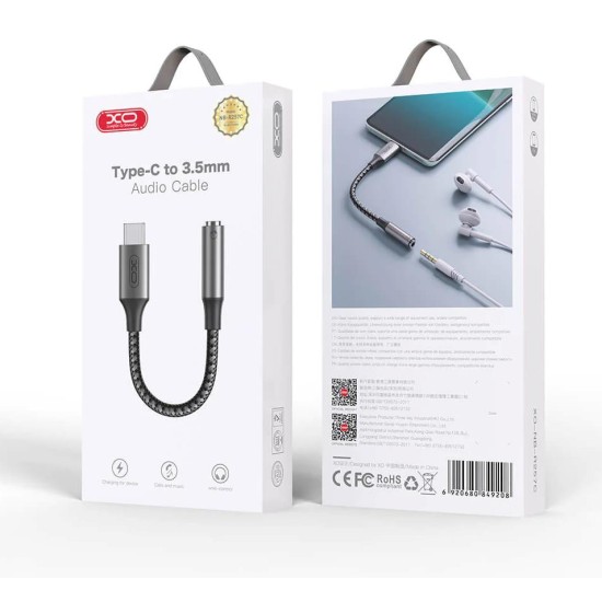 XO NB-R257C Type-C to 3.5mm(workable for mostly samsung)Tranish
