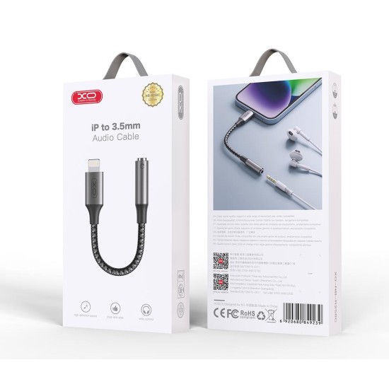 XO NB-R258C Lightning to 3.5mm(no need bluetooth)Tranish