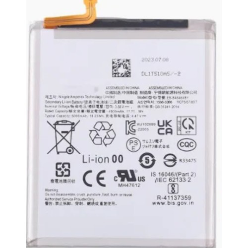 Replacement battery for Samsung Galaxy A34 and A54 carrying its own part number, as supplied in trade packaging