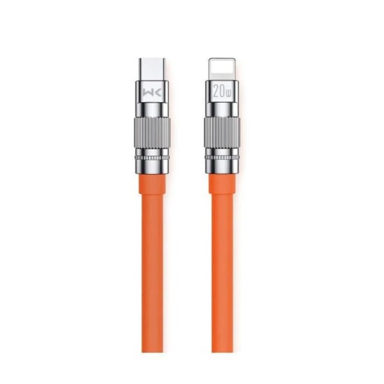 WK WDC-187 Wingle Series Fast Charging Cable PD 20W Orange WK WDC-187 Wingle Series Fast Charging Cable PD 20W Orange