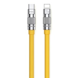 WK WDC-187 Wingle Series Fast Charging Cable PD 20W Yellow WK WDC-187 Wingle Series Fast Charging Cable PD 20W Yellow
