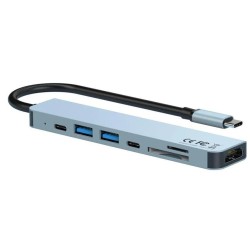 XO HUB008 7in1 Multifunctional Docking Station Tranish