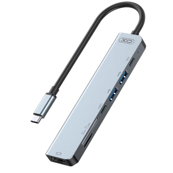 XO HUB008 7in1 Multifunctional Docking Station Tranish