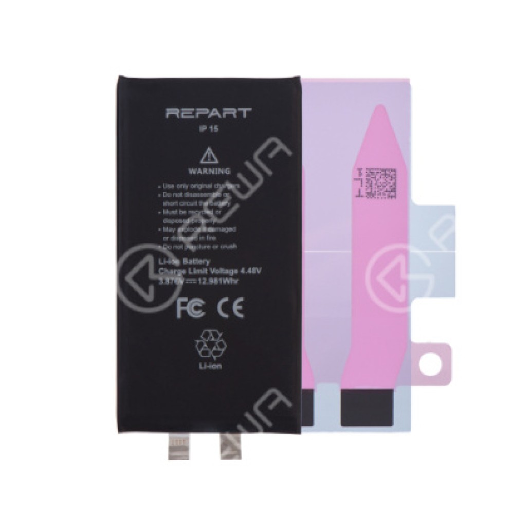 Replacement REPART Select battery for iPhone 15
