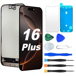 Replacement DD Soft OLED | For iPhone 16 Plus | IC Removable | Black